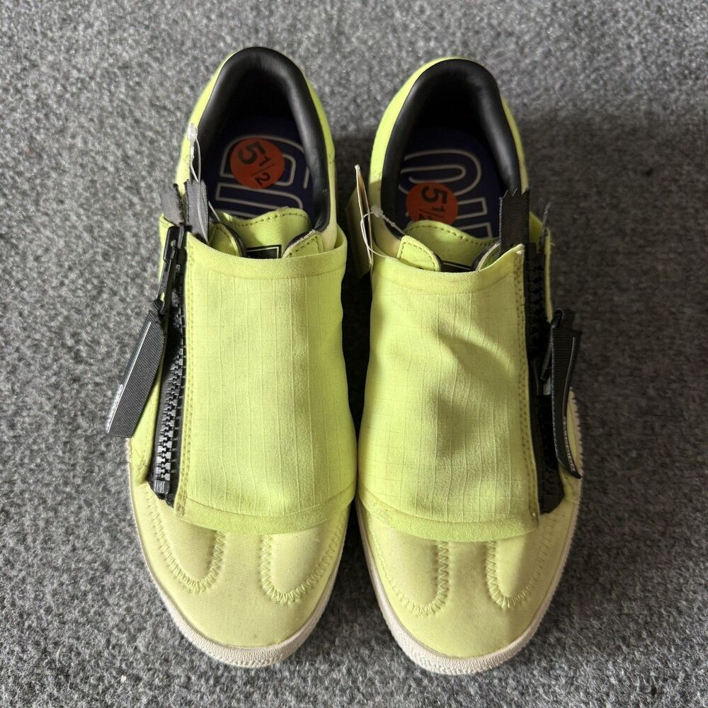 adidas Green Zip-Up Sneakers Women’s US 5.5 UK 4 EU 36 2/3 Synthetic EF5089